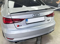 Audi A3 2012–2020 Spoiler DPT V-5 (svart högblank) foto 1