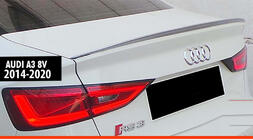 Audi A3 2012–2020 DPT V-6 spoiler (2014-2020, högblank svart) foto 1