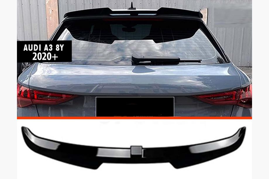 Audi A3 2020– DPT V-1 spoiler (HB, blanksvart) Image