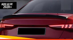Audi A3 2020– DPT V-2 spoiler (Sedan, svart högglans) foto 1