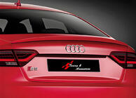 Audi A5 2007–2015 DPT V-2 bakspoiler (för Coupé, blanksvart) foto 1