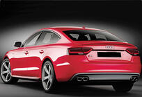 Audi A5 2007–2015 Spoiler DPT V-2 (för Sedan, blank svart) foto 3