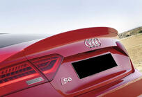 Audi A5 2007–2015 Spoiler DPT V-2 (för Sedan, blank svart) foto 6