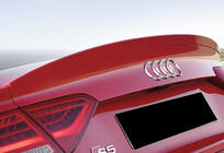 Audi A5 2007–2015 Spoiler DPT V-2 (för Sedan, blank svart) foto 1