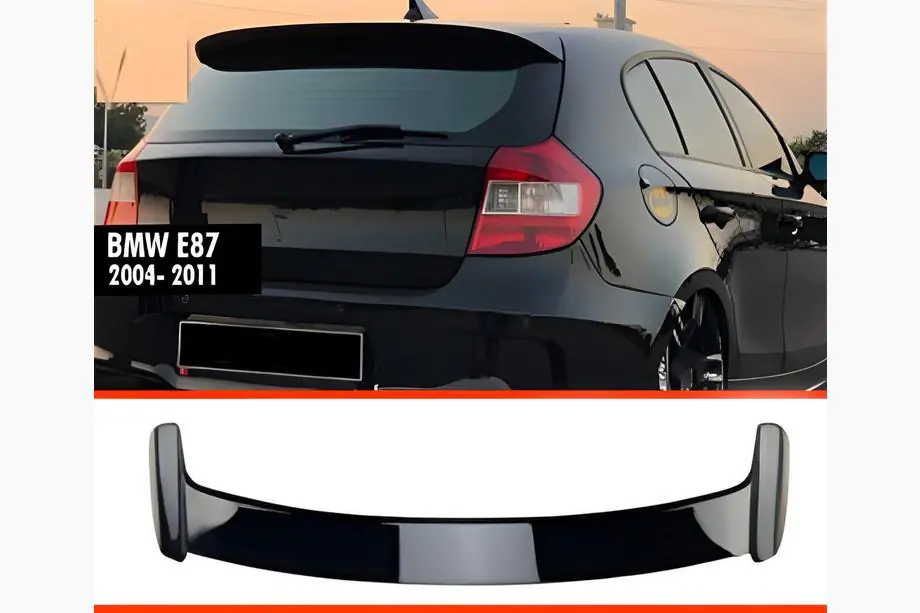 BMW 1-serie E81/E82/E87/E88 2004–2011 DPT-spoiler (för E81/E87, blanksvart) Image