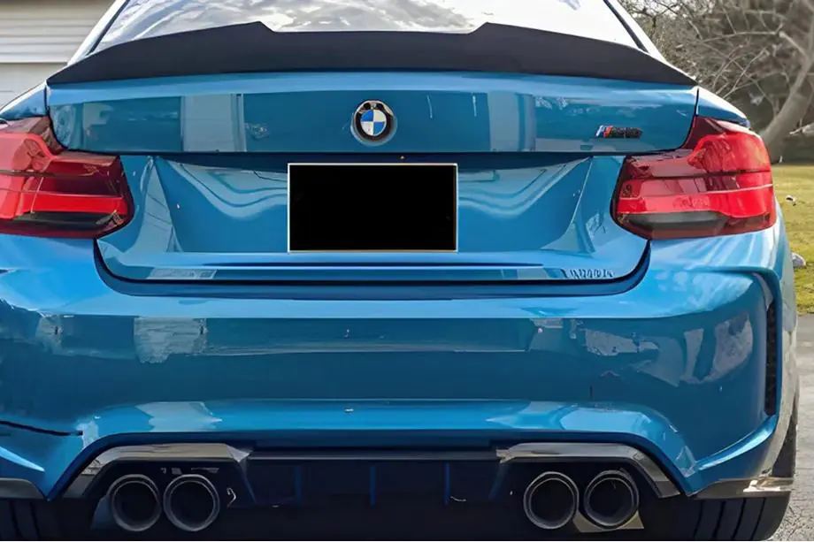BMW 2-serien F22/F23 2014–2021 PSM-style spoiler (för F22, högglans svart) Image