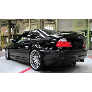 CSL-stil spoiler (för Coupe, blanksvart) BMW 3-serie E46 1998–2006 foto 1