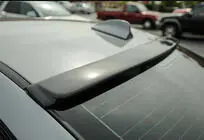 BMW 3-serie E90/E91 2005–2011 ACS-Style bakrutespoiler (blank svart) foto 1