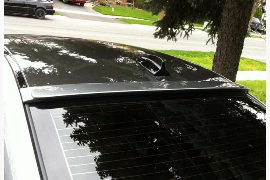 BMW 3-serien E92/E93 2006–2013 ACS-Style spoiler (för E92, svart högglans) Image