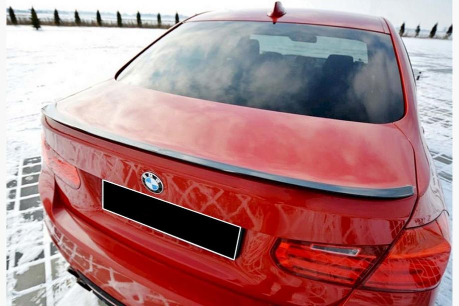 BMW 3-serien F30/F31 2012–2019 MXD-Style spoiler (för F30/F80, blank svart) Image