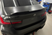 BMW 3-serien G20/G21 2018– PSM-Style bakspoiler (för G20/G80, blank svart) foto 2