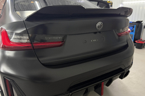 BMW 3-serien G20/G21 2018– PSM-Style bakspoiler (för G20/G80, blank svart) foto 1