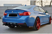BMW 4-serie F32/F33/F36 2012–2020 M4-Style V2 spoiler (för F32, högglans svart) foto 1