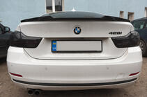 BMW 4-serie F32/F33/F36 2012–2020 PSM-style spoiler (för F32, blanksvart) foto 9