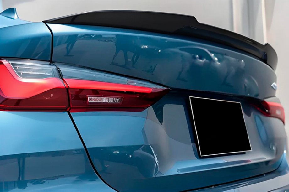 BMW 4-serien G22/23/26 2020– M4-Style spoiler (för G22, blank svart) Image