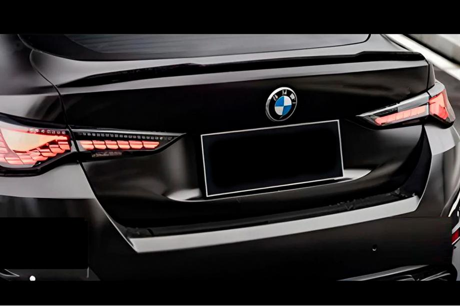 BMW 4-serien G22/23/26 2020– M4-Style spoiler (för G26, blank svart) Image