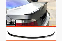 BMW 5-serien E60/E61 2003–2010 MP-Style spoiler (blank svart) foto 1