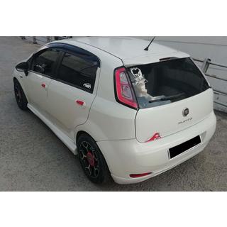 DPT spoiler (svart högglans) Fiat Punto Grande/EVO 2006–2018 foto 1