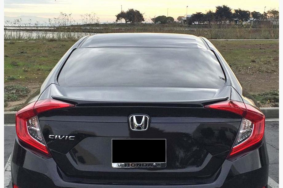 Honda Civic Sedan X 2016–2021 DPT spoiler (för lackering) Image