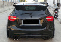 Mercedes A-class W176 2012–2018 Spoiler DPT V-1 (svart högglans) foto 5
