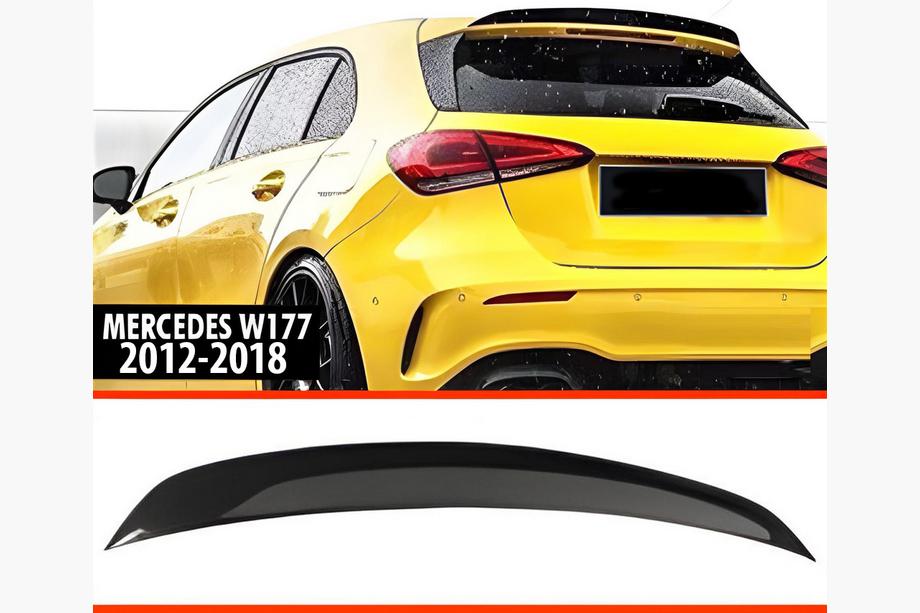 Mercedes A-class W176 2012–2018 Spoiler DPT V-4 (högblank svart) Image