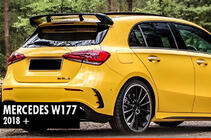 Mercedes A-class W177 2018– Spoiler DPT V-1 (svart högglans) foto 1