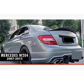 Spoiler DPT V-2 (svart högglans) Mercedes C-klass W204 2007–2015 foto 1
