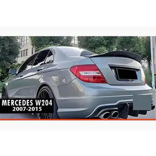 Spoiler DPT V-2 (svart högglans) Mercedes C-klass W204 2007–2015 foto 1