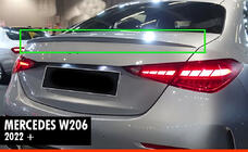 Mercedes C-klass W206 2022– DPT spoiler (svart högglans) foto 1
