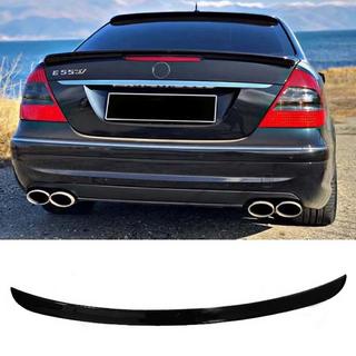 DPT spoiler (svart högglans) Mercedes E-klass W211 2002–2009 foto 1