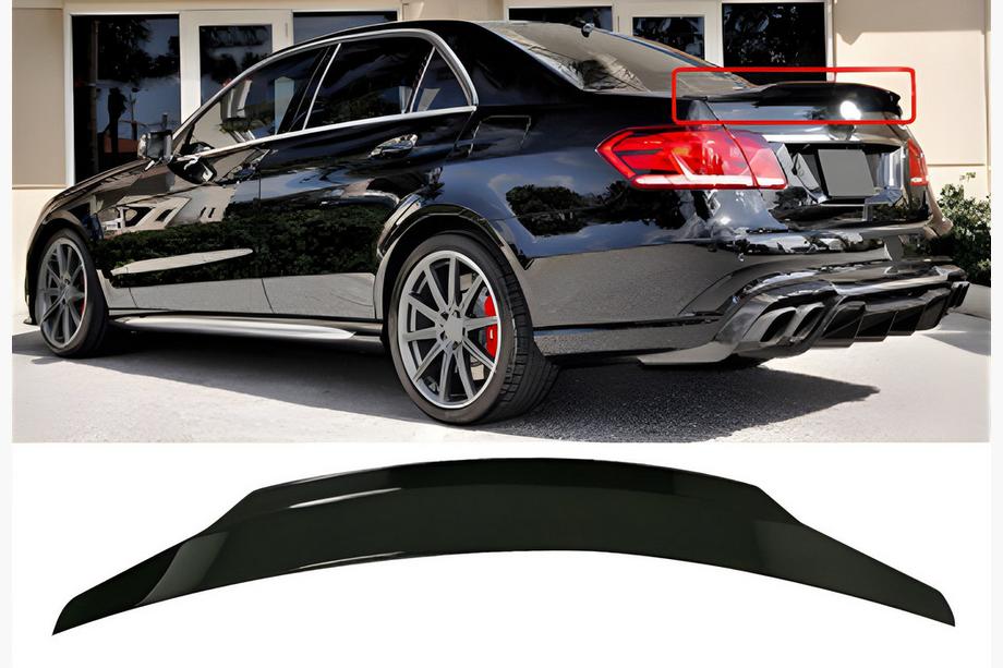 Mercedes E-class W212 2009–2016 Spoiler DPT V-2 (svart högglans) Image