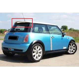 DPT spoiler (svart högglans) Mini Cooper R50/52/53 2000–2006 foto 1