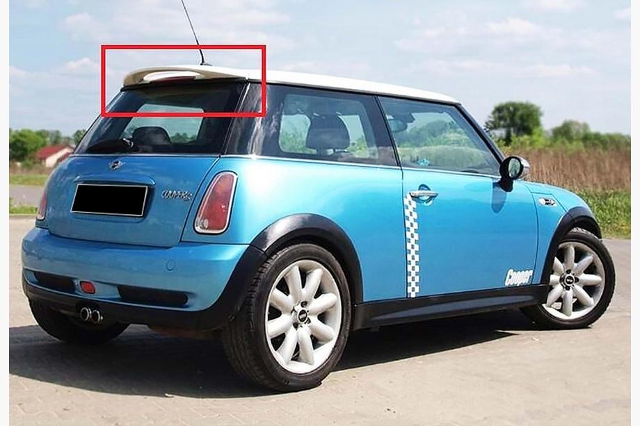 Mini Cooper R50/52/53 2000–2006 DPT spoiler (svart högglans) Image