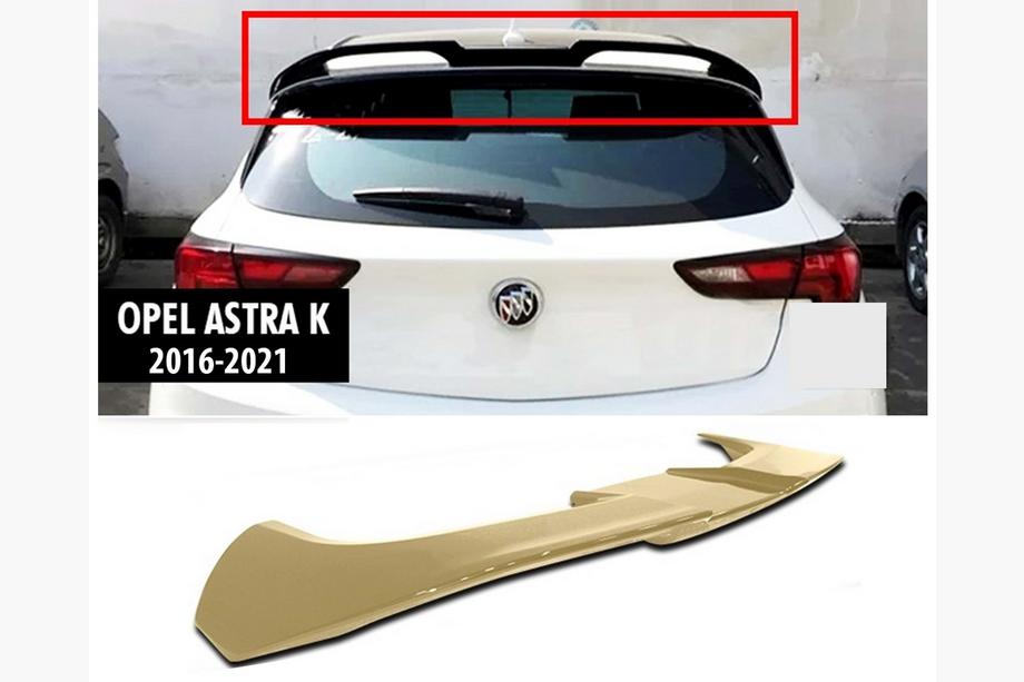 Opel Astra K 2016–2021 Spoiler DPT V-1 (svart högglans) Image