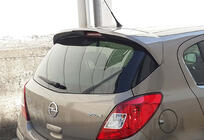 Opel Corsa D 2007–2014 DPT spoiler (svart högglans) foto 2
