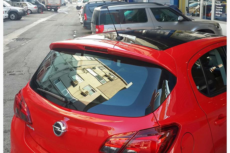 Opel Corsa E 2015–2019 Spoiler DPT V-2 (svart högglans) Image