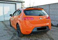 Seat Leon 2005–2012 Spoiler DPT V-1 (2009-2012, svart högglans) foto 4