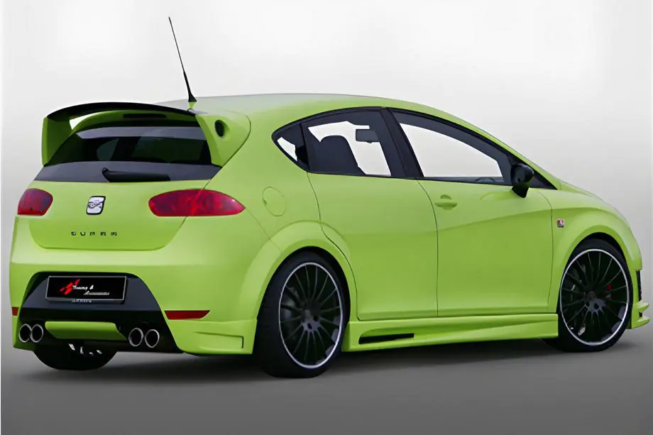 Seat Leon 2005–2012 DPT V-2 spoiler (2009-2012, för lackering) Image