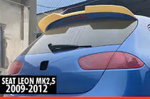 Seat Leon 2005–2012 DPT V-3 bakspoiler (2009-2012, blanksvart) foto 1