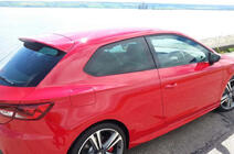 Seat Leon 2013–2020 Spoiler DPT V-1 (2-dörrars, blanksvart) foto 2
