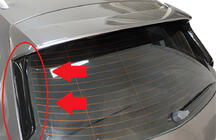 Seat Leon 2013–2020 Spoilerflaps Flap DPT (2 st, högglans svart) foto 1