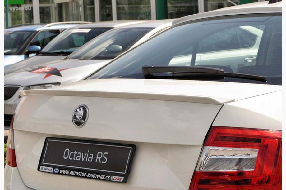 Skoda Octavia III A7 2013–2019 Spoiler DPT V-1 (Blank svart) Image