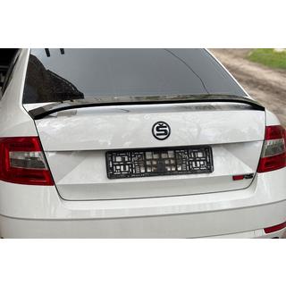 Spoiler DPT V-5 (svart högblank) Skoda Octavia III A7 2013–2019 foto 2