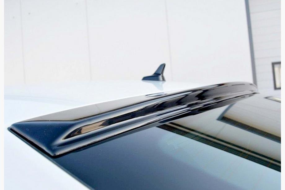 Skoda Superb 2015–2024 DPT V-1 spoiler (2015-2019, blank svart) Image