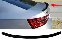 Skoda Superb 2015–2024 Spoiler DPT V-1 (2019-2024, högblank svart) foto 1