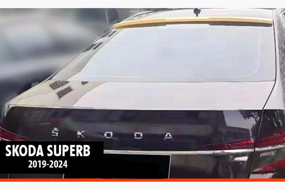 Skoda Superb 2015–2024 DPT V-2 bakspoiler (2019-2024, svart högglans) Image