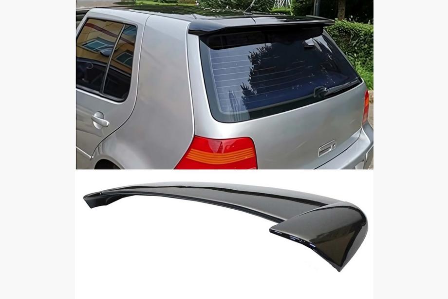Volkswagen Golf 4 1997–2006 DPT V-1 spoiler (HB, blanksvart) Image