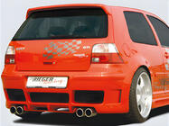 Volkswagen Golf 4 1997–2006 DPT V-2 spoiler (HB, svart högglans) foto 1