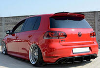 Volkswagen Golf 6 2008–2014 DPT V-4 spoiler (HB, svart blank) foto 4