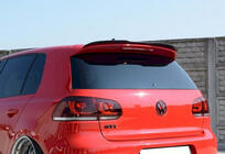 Volkswagen Golf 6 2008–2014 DPT V-4 spoiler (HB, svart blank) foto 1